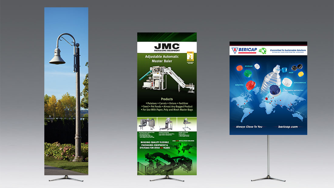 Hero Telescopic Banner Stand Display Bcreative
