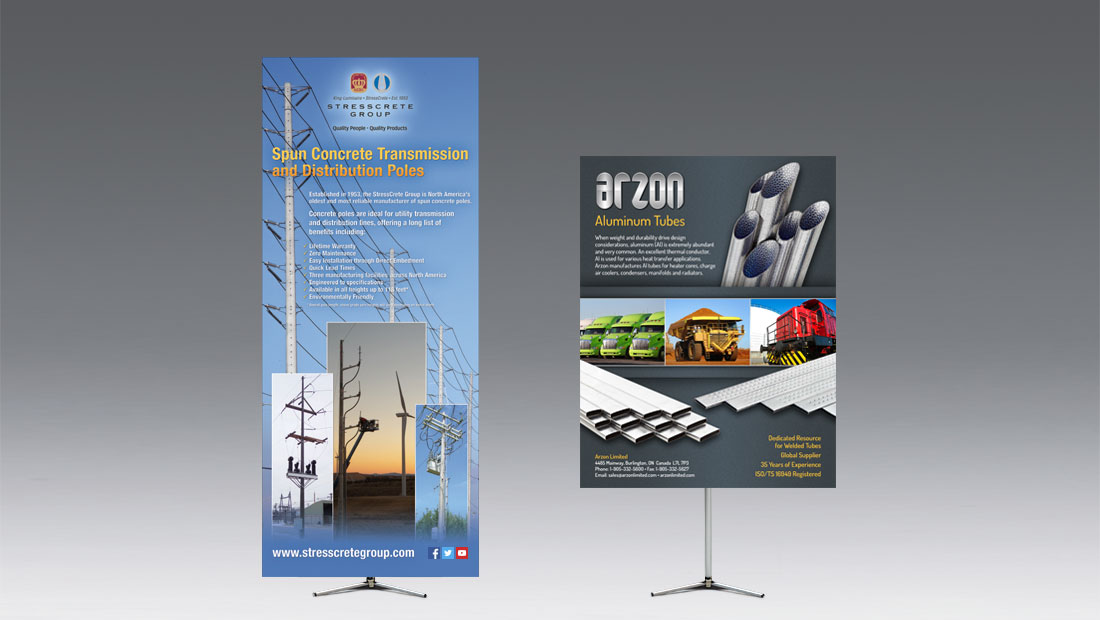 Hero Telescopic Banner Stand Display Bcreative